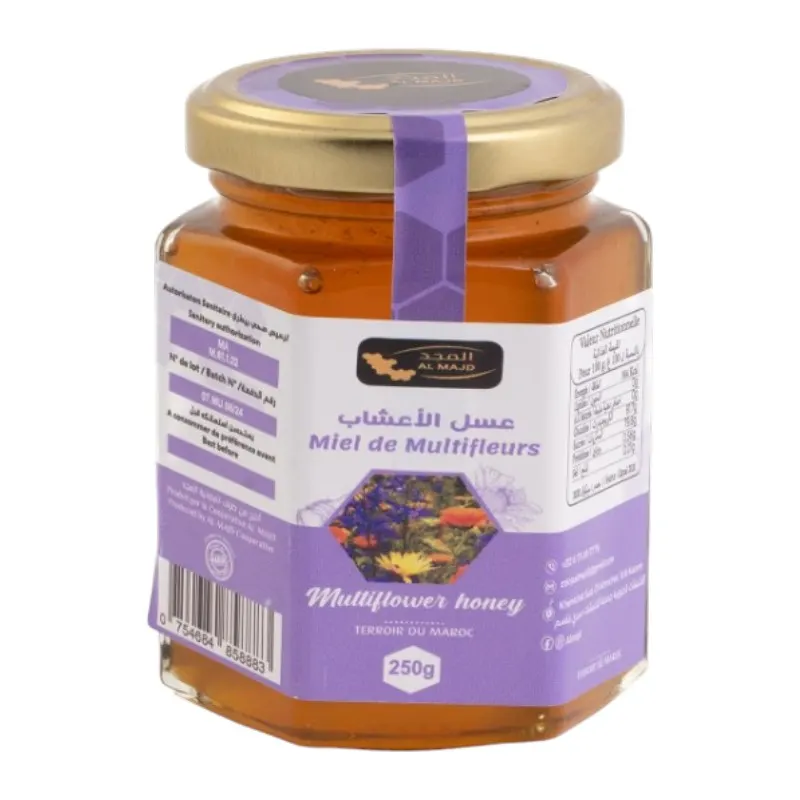 Miel de multifleurs 250g - AL MAJD - vue 2