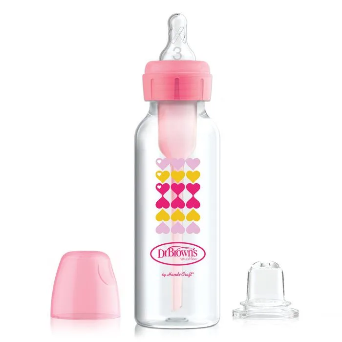Biberon en verre col large 270ml - DR BROWN'S