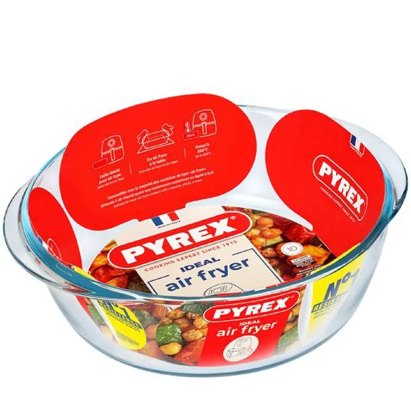 Plat rond 20x18 cm airfryer - PYREX