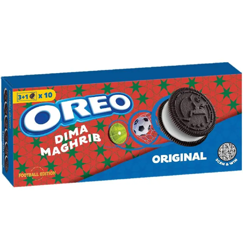 Biscuits Football vanille 10x37G - OREO