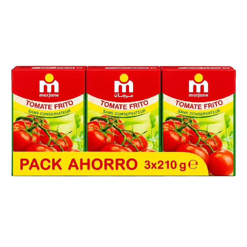 Sauces tomate frito 3x210g - MARJANE
