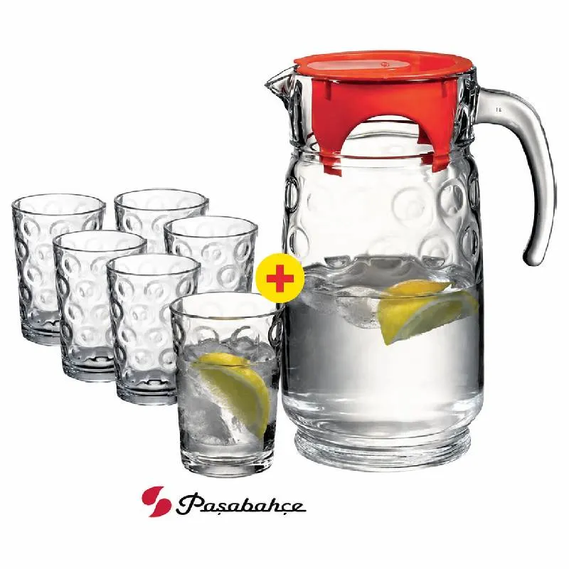 Carafe + 6 verres à eau - PAŞABAHÇE