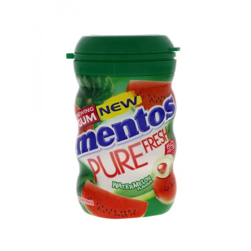 Chewing-gum sans sucre saveur watermelon 17,5g - MENTOS