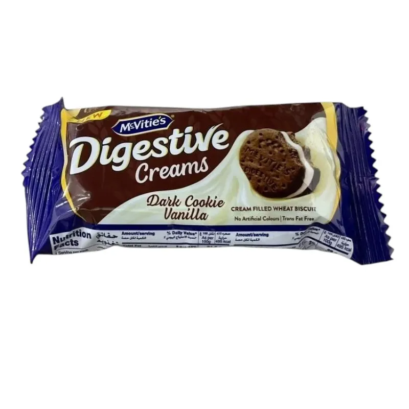 Biscuits digestive fourrés au chocolat noir 40g - MCVITIE'S
