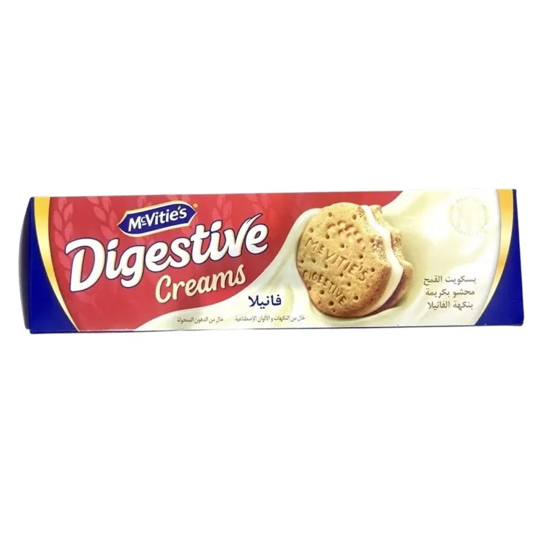 Biscuits digestive fourrés à la vanille 100g - MCVITIE'S