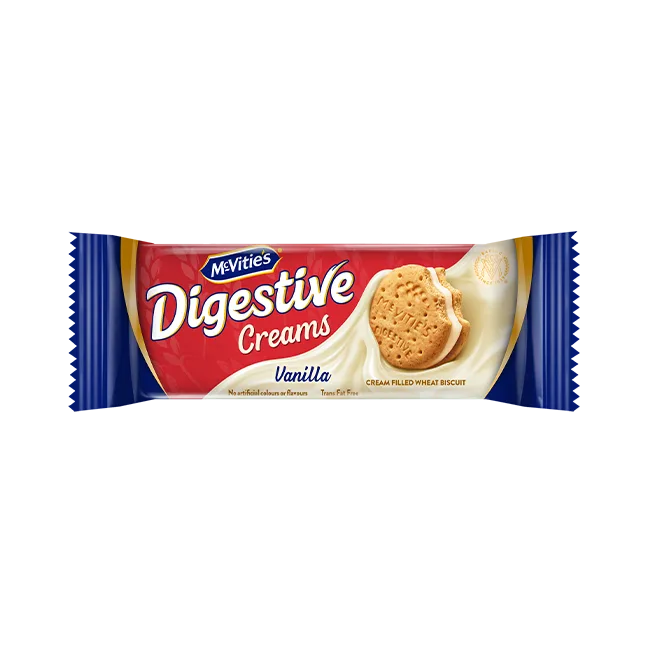 Biscuits digestive fourrés à la vanille 40g - MCVITIE'S