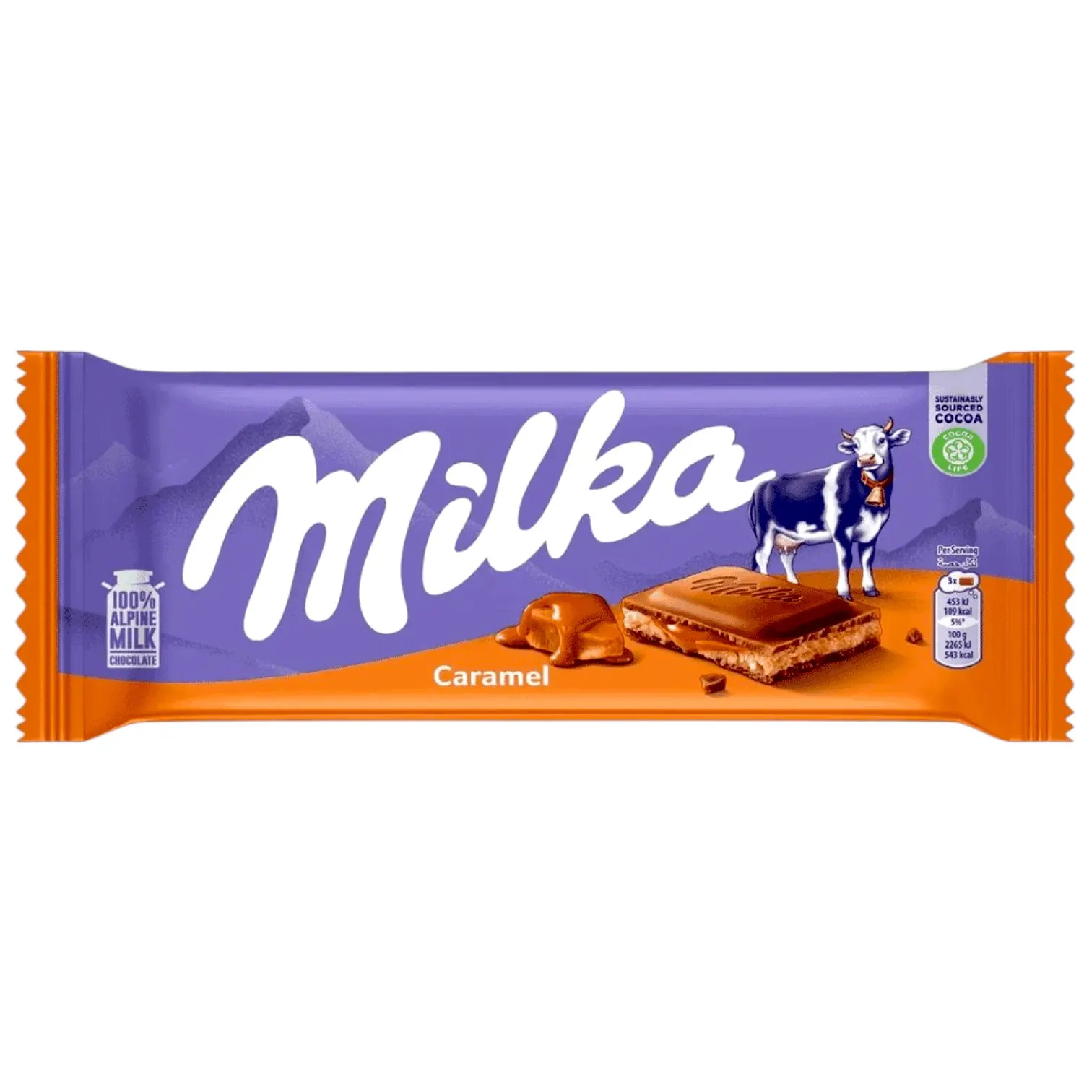 Tablette caramel 55 g - MILKA