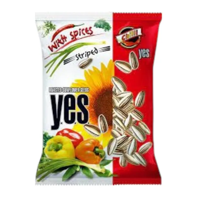 Graines de tournesol rayées grillées saveur barbecue 150g - YES