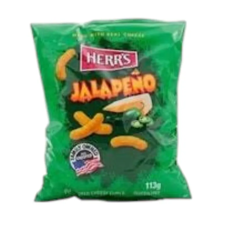 Curls au fromage jalapeño 113g - HERR'S