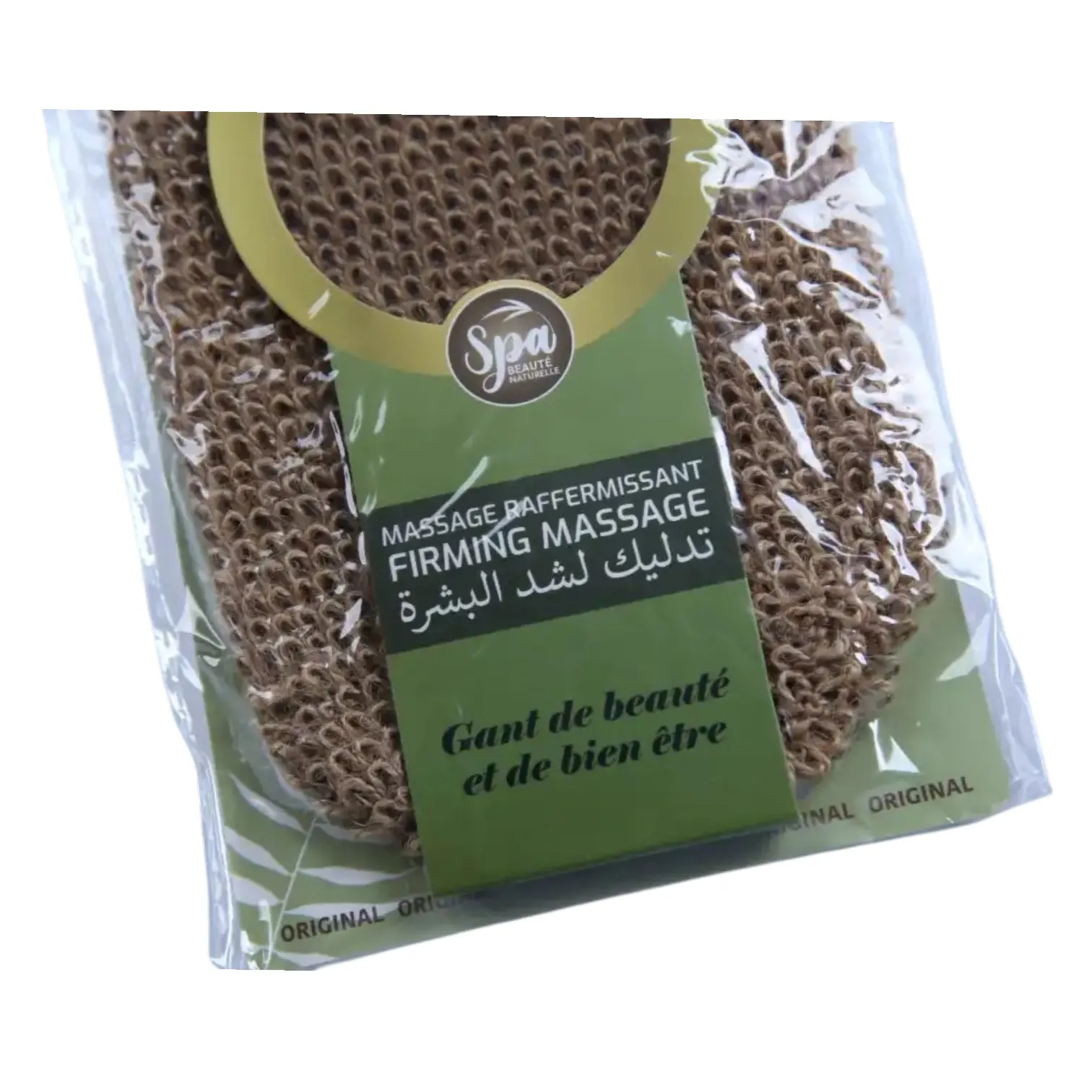 Sangle lave dos exfoliante en chaunvre naturel 30 - vue 3