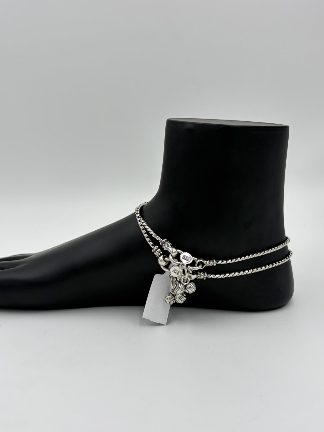 The Solstice Silver Anklet view 6