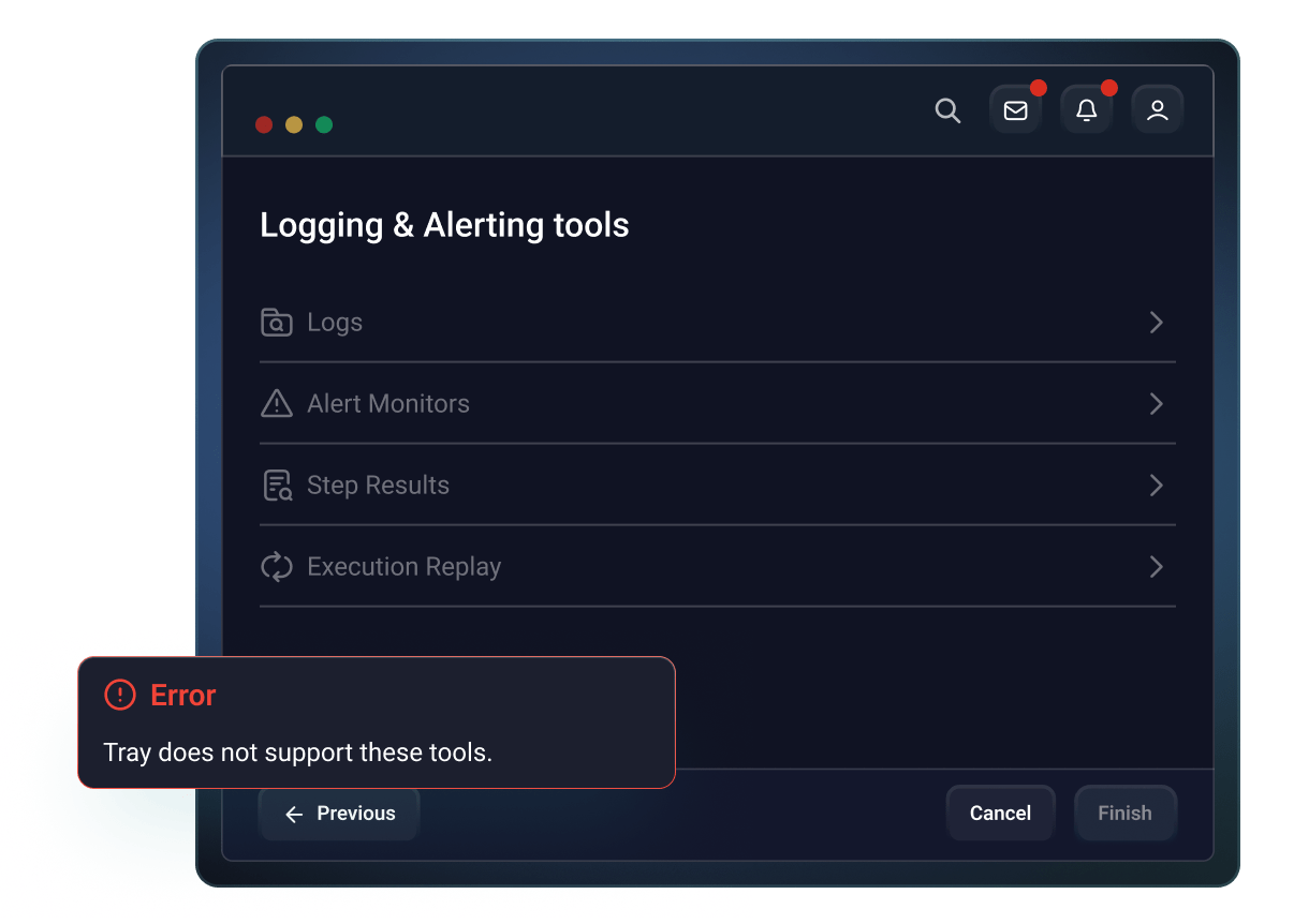 Logging & Alerting Tools screenshot Logging & Alerting Tools screenshot