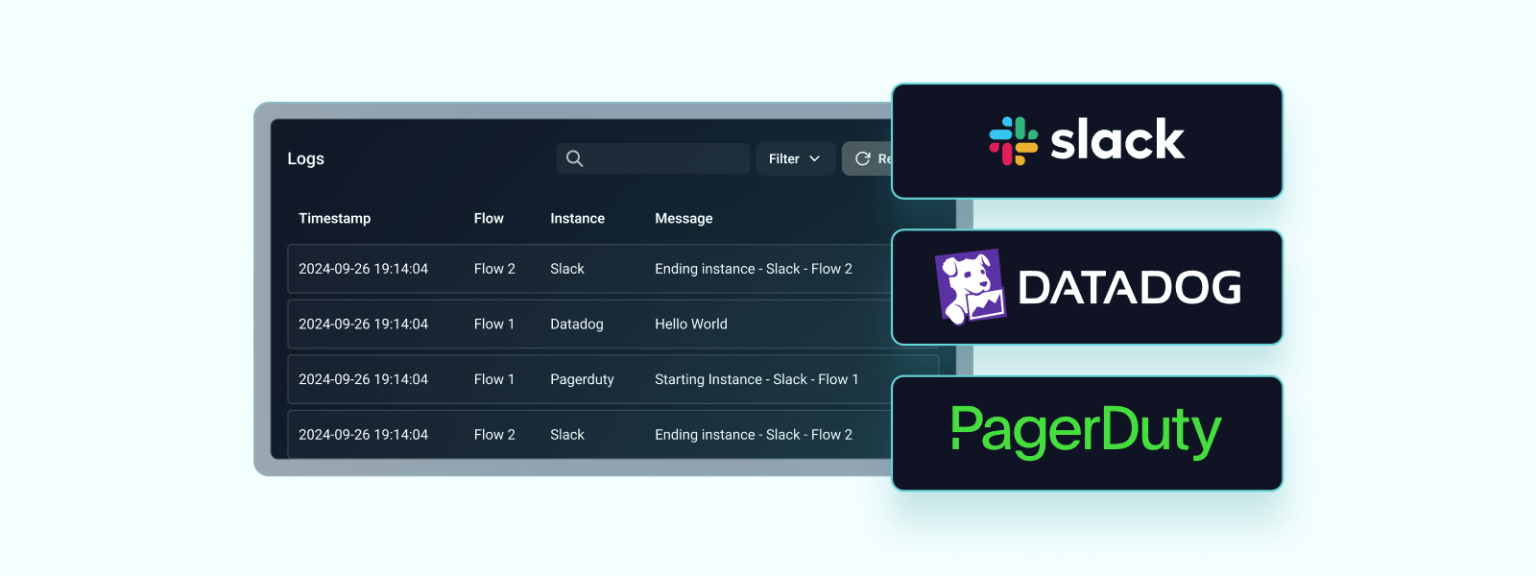 Streaming logs from the platform