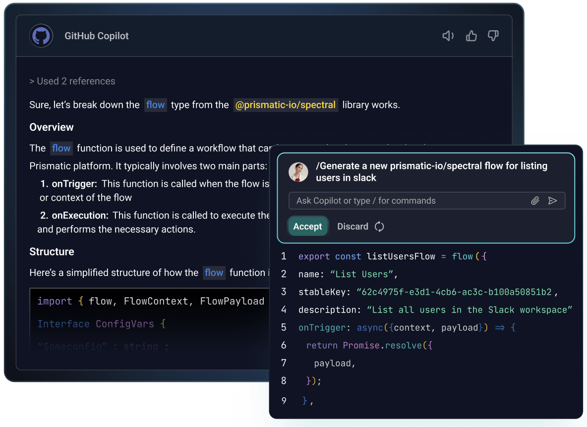 Screenshot of VSCode with GitHub CoPilot Screenshot of VSCode with GitHub CoPilot