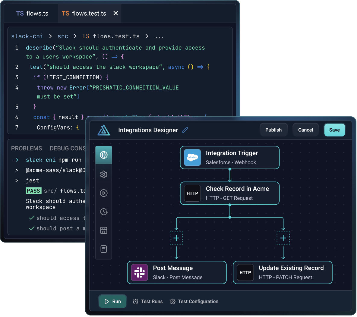 Integration designer screenshot