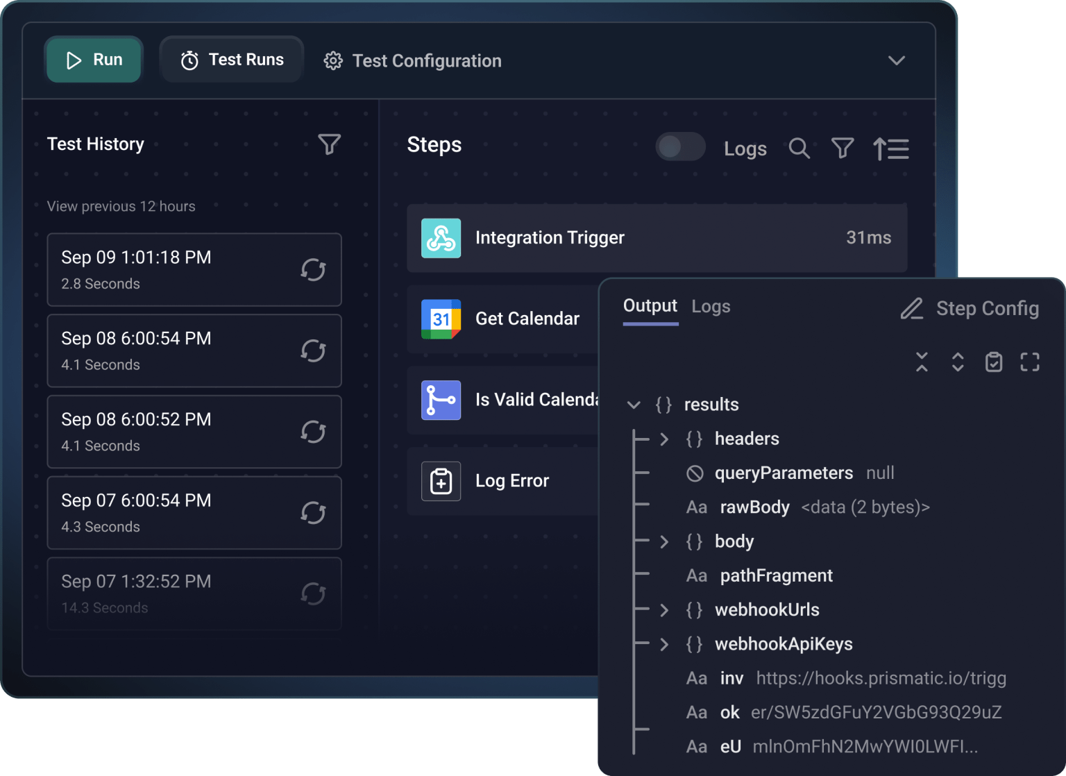 Testing Framework Screenshot