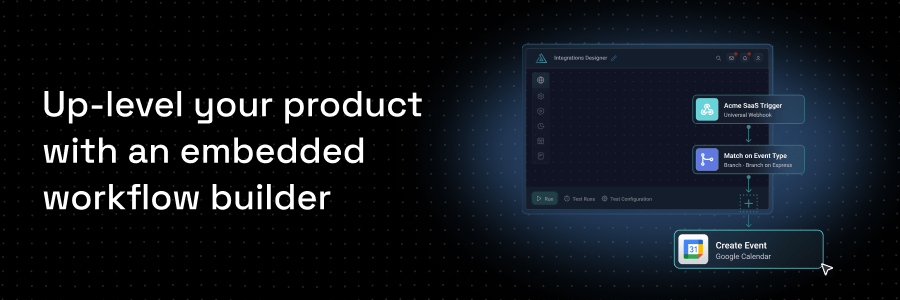Embedded workflow designer banner Embedded workflow designer banner