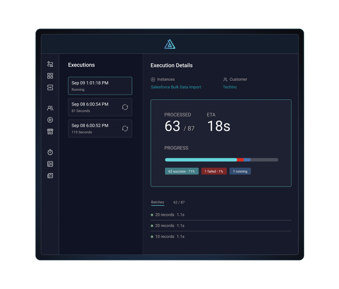 Large data syncs Large data syncs
