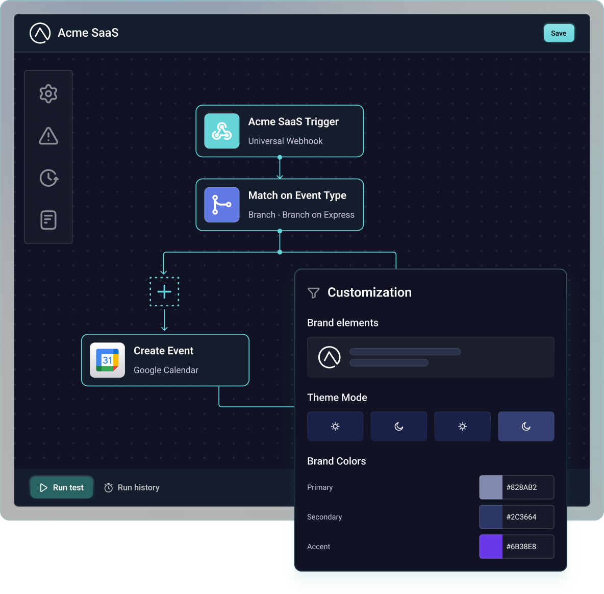 Code-native slidebox