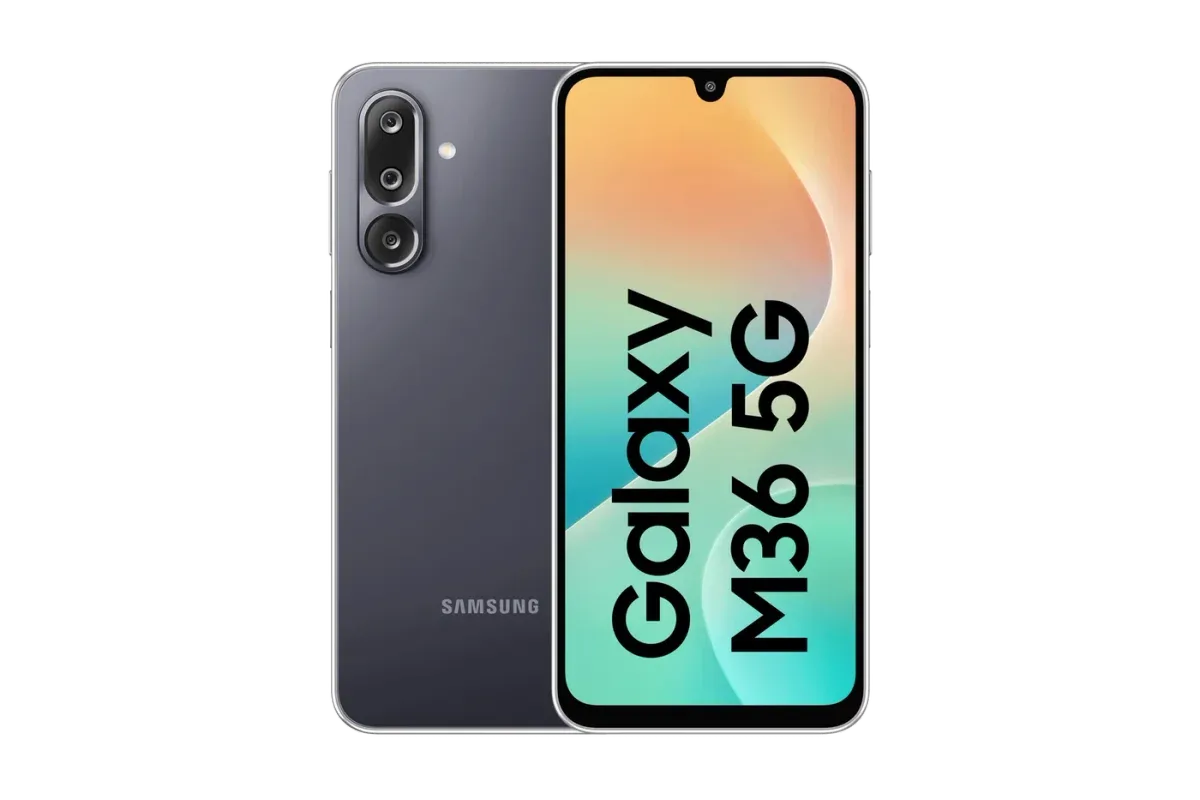 Galaxy M36 5G · 128 GB · 6 GB · Velvet Black