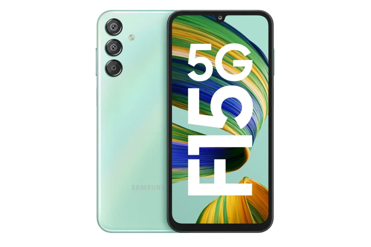 Galaxy F15 5G · 128 GB · 8 GB · Light Green