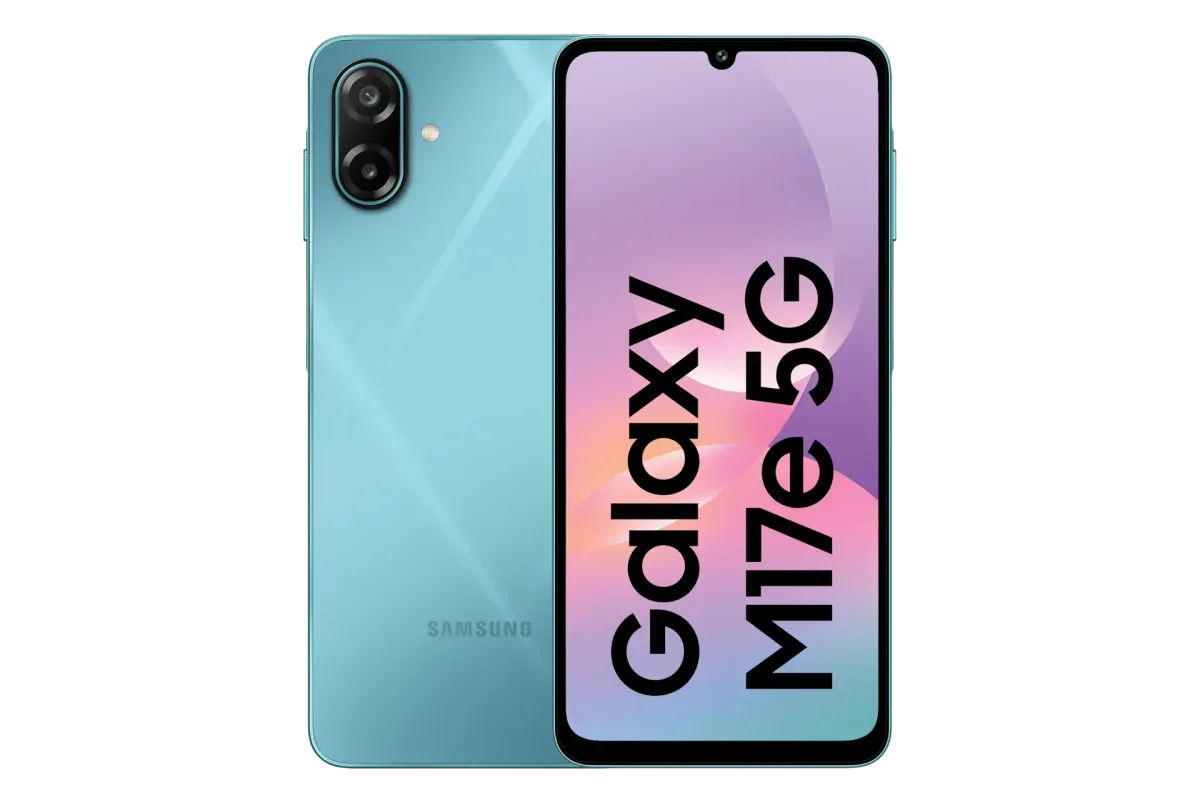 Galaxy M17e 5G · 128 GB · 4 GB · Blitz Blue