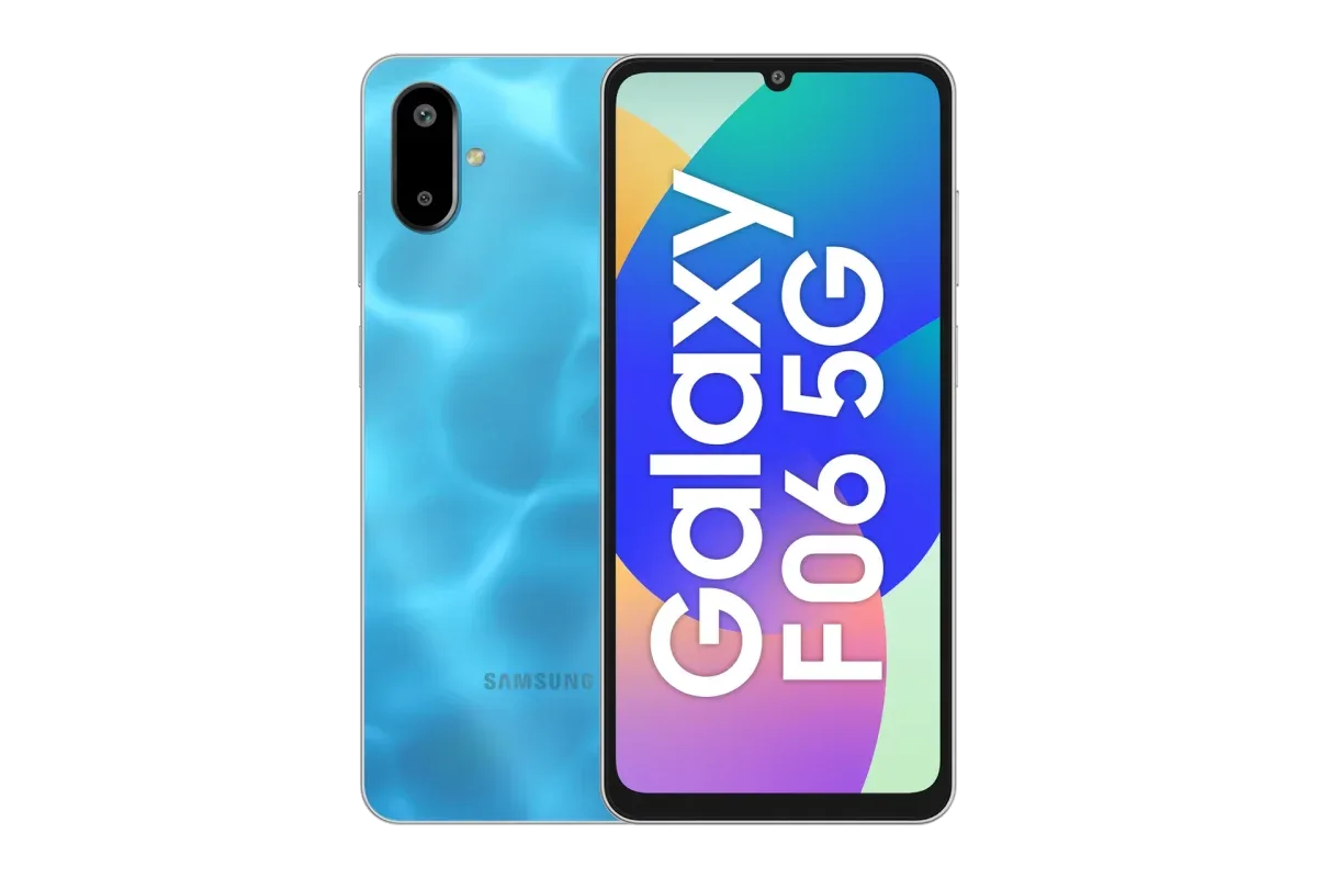 Galaxy F06 5G · 128 GB · 4 GB · Bahama Blue