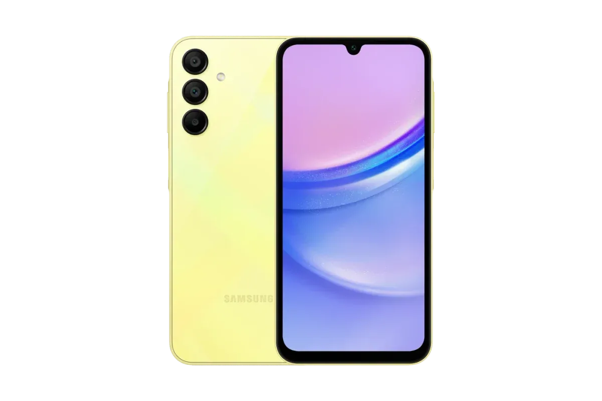 Galaxy A15 4G · 128 GB · 4 GB · Yellow