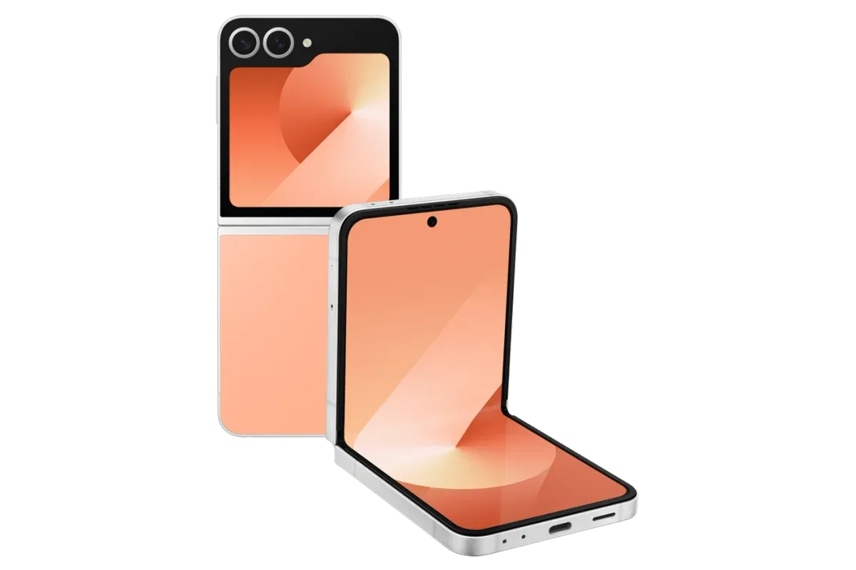 Galaxy Z Flip6 · 256 GB · 12 GB · Peach