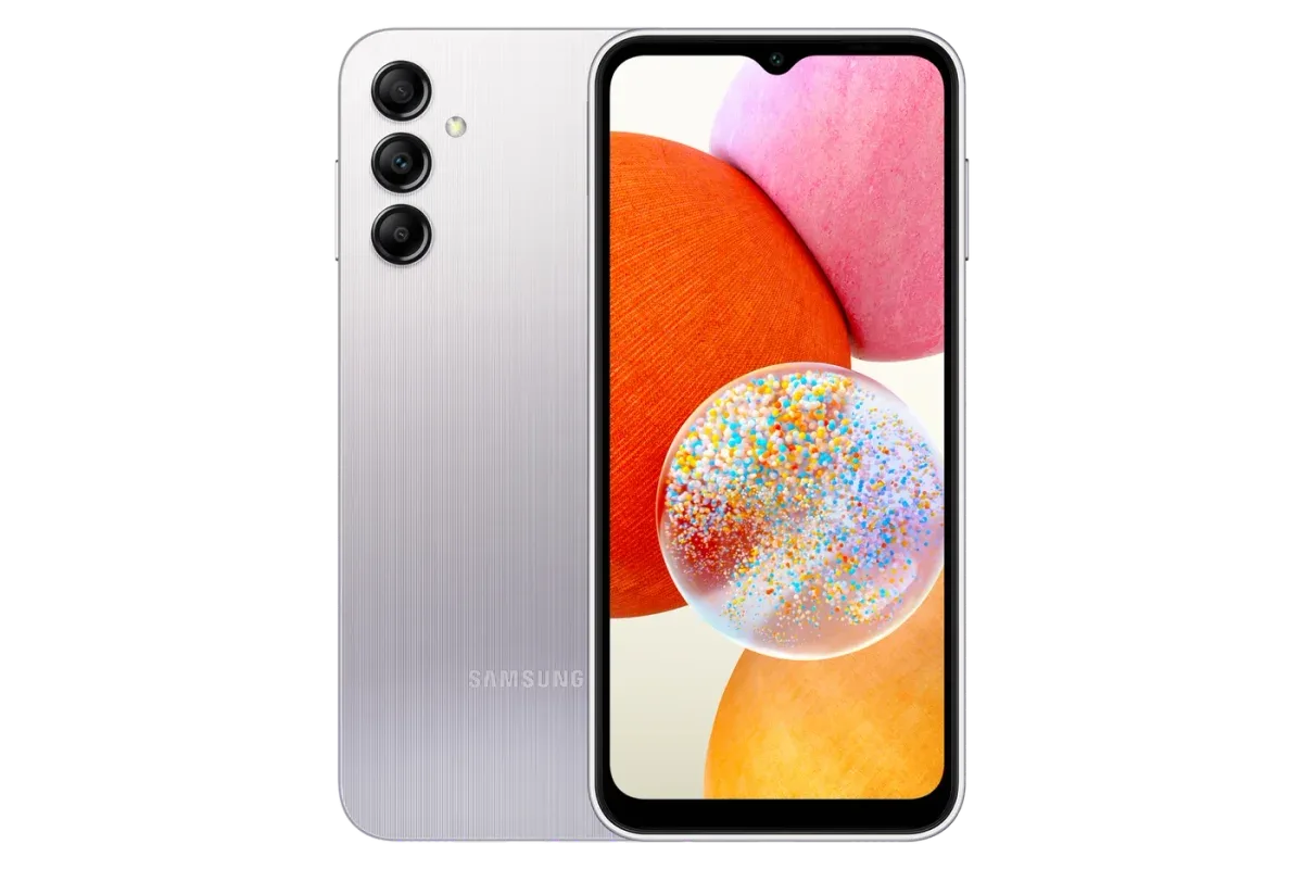 Galaxy A14 4G · 128 GB · 6 GB · Silver