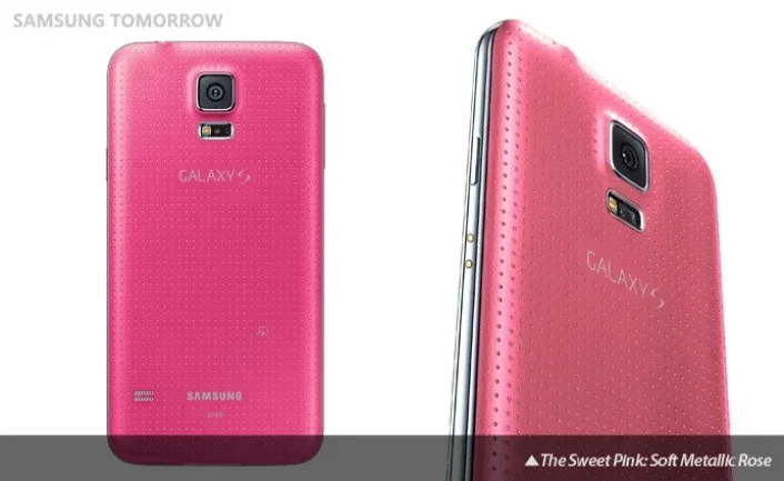 Galaxy S5 · 16 GB · 2 GB · Sweet Pink