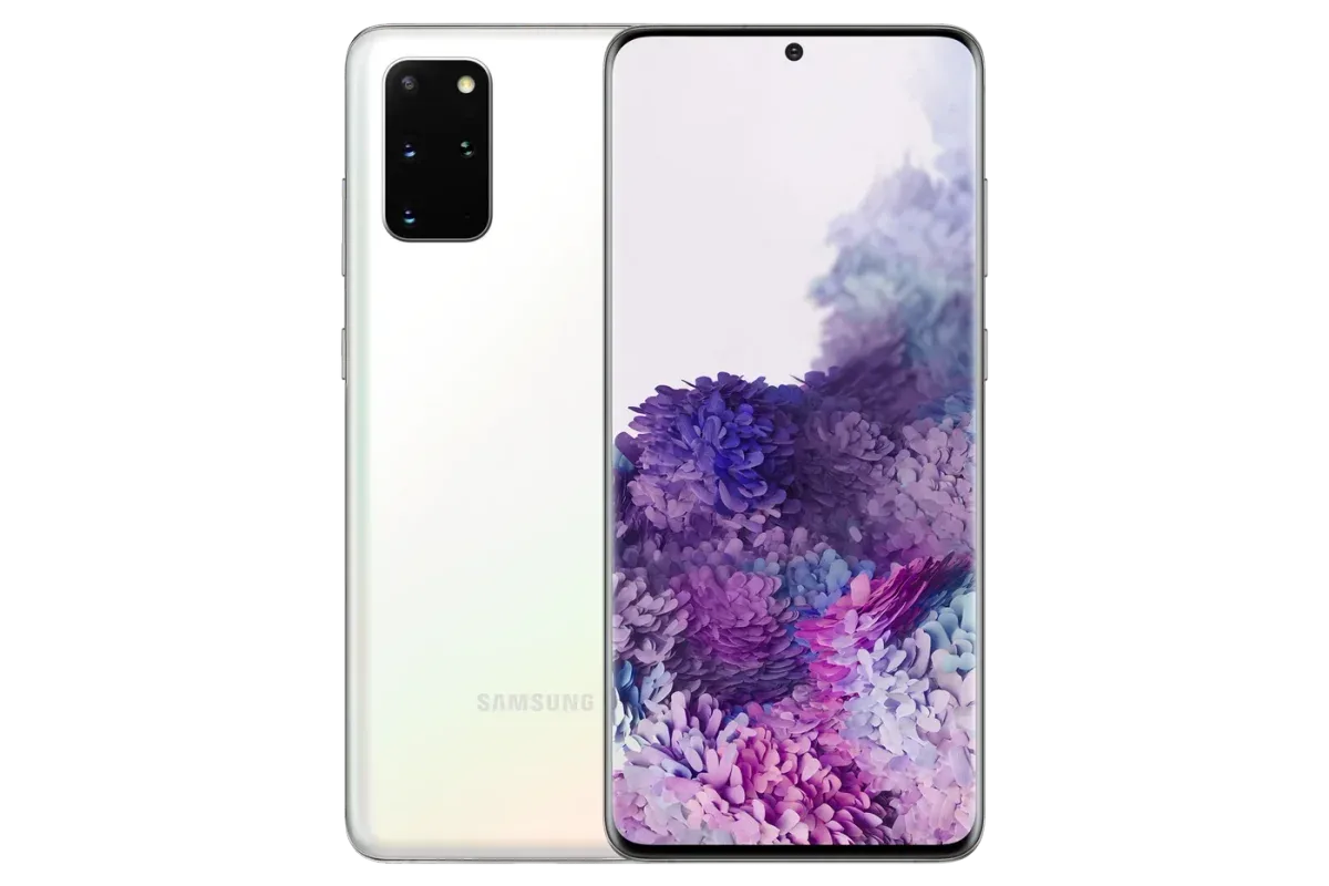Galaxy S20+ 5G · 256 GB · 12 GB · Cloud White
