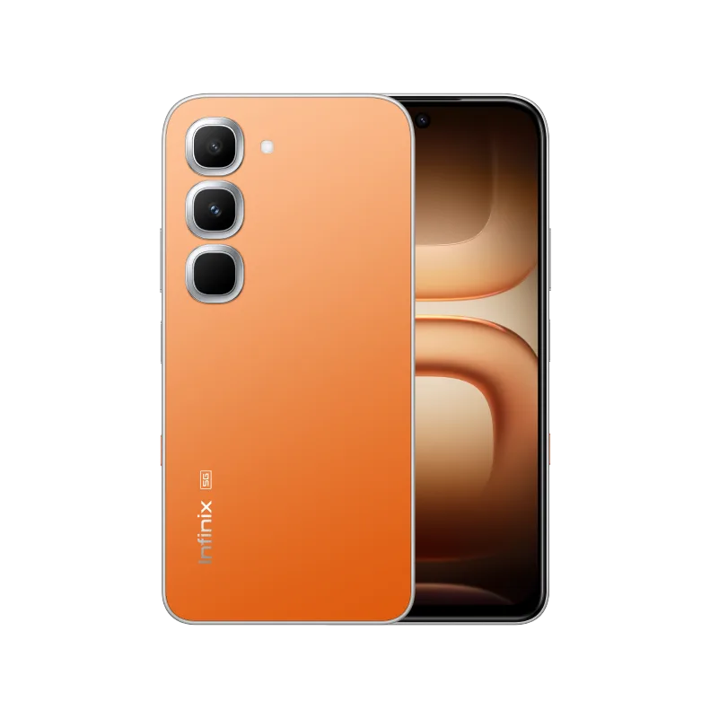 HOT 70 Pro 5G+ · 256 GB · 8 GB · Thermo Orange