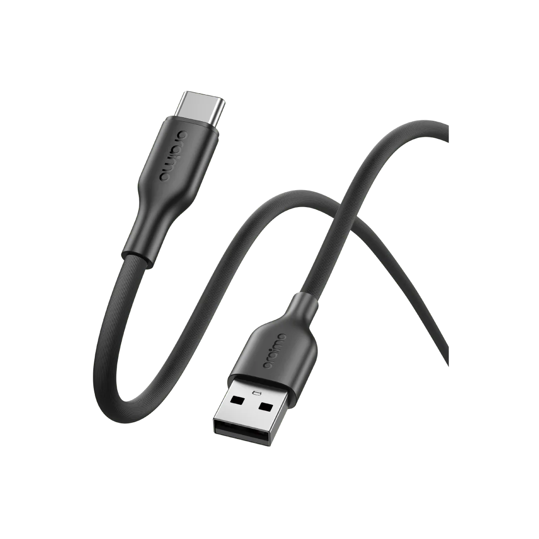 oraimo RobustLine 2A 1M USB-A to Type-C · Black