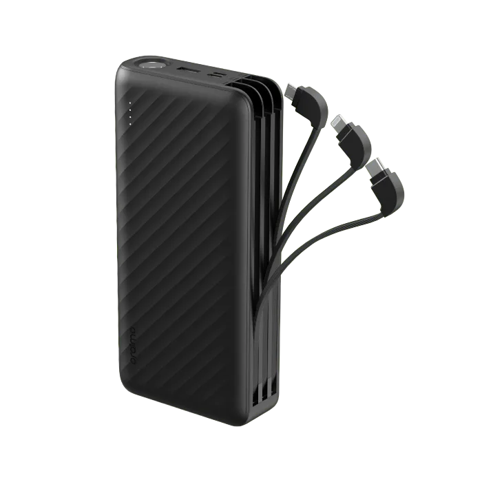 oraimo Traveler Link 27 27000mAh 12W Power Bank · Black
