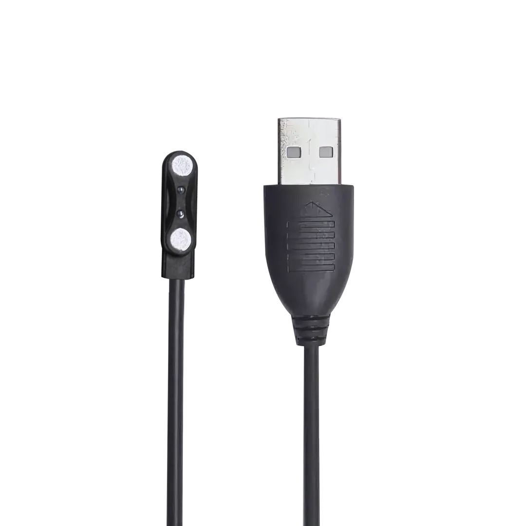 oraimo 2 Pin Smart Watch Charging Cable · Black
