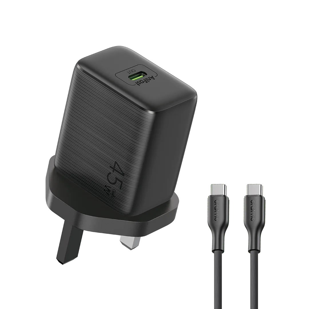 oraimo PowerGaN 451 45W GaN Charger · Black