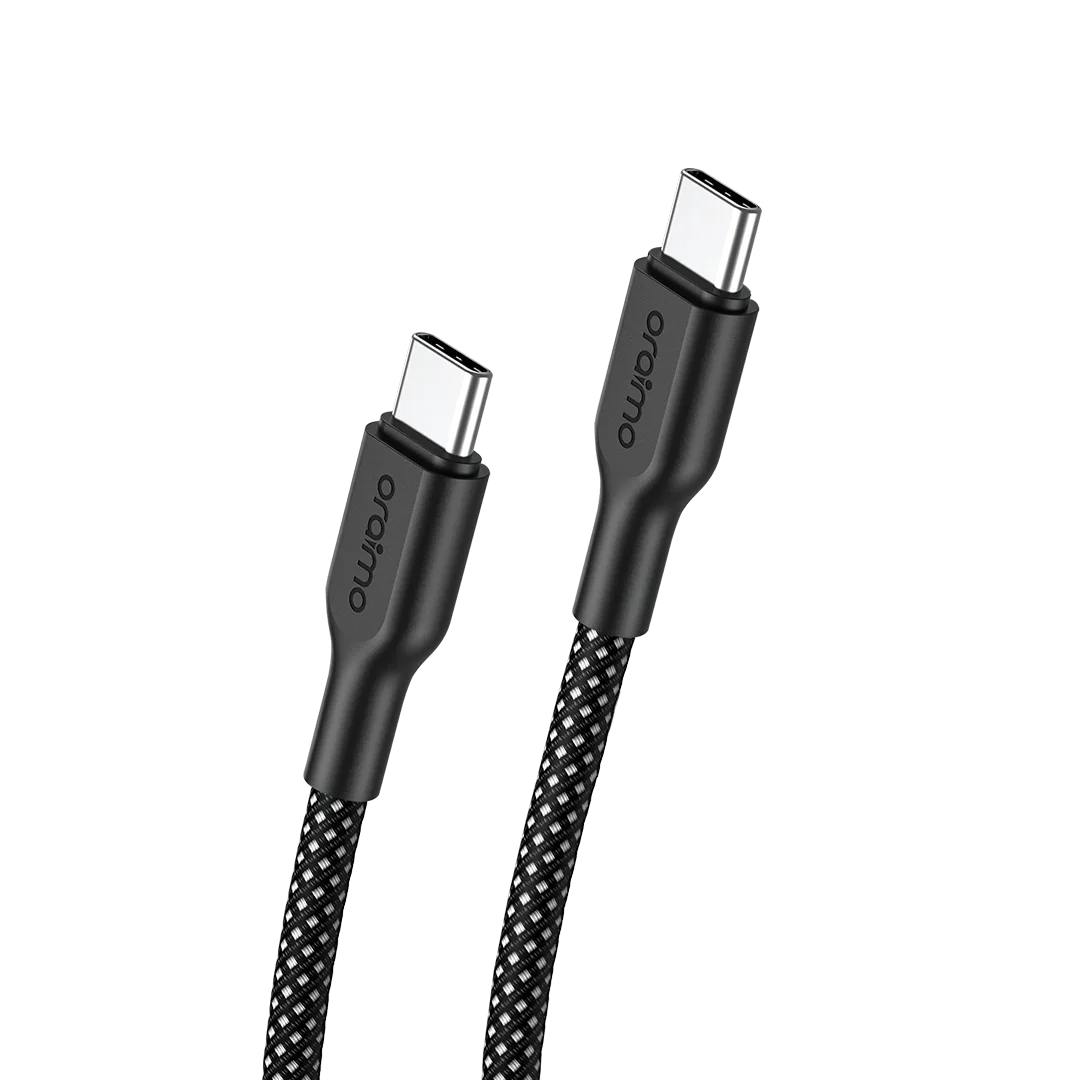 oraimo Braid OCD-152CC 1m USB-C to USB-C cable · Black