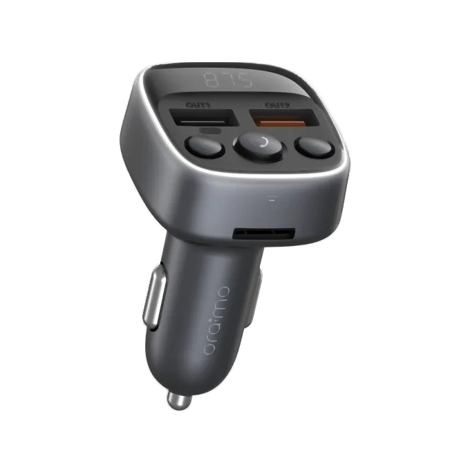oraimo Boulevard 18W Bluetooth FM Car Charger · Black