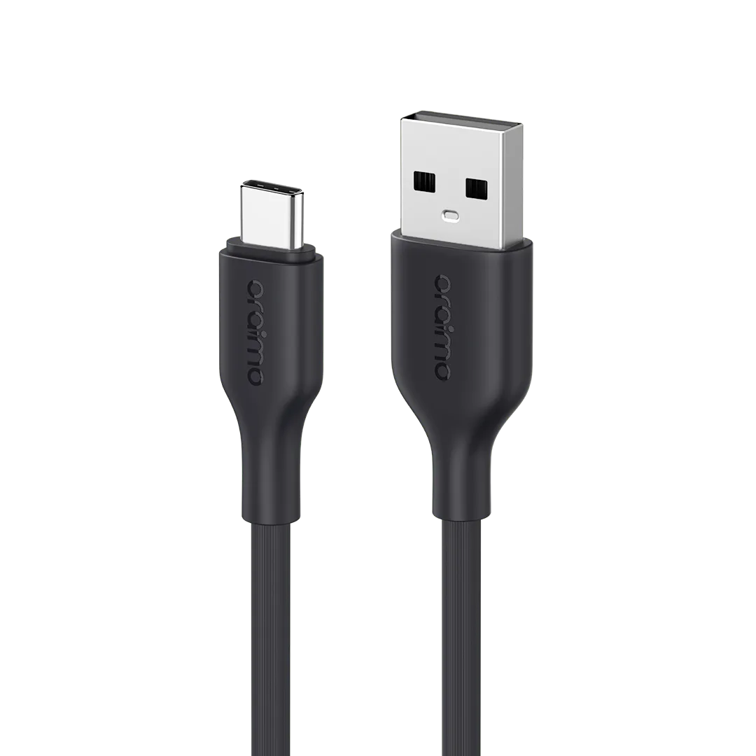 oraimo Udon 2X OCD-114C2 2m USB-A to USB-C cable · Black