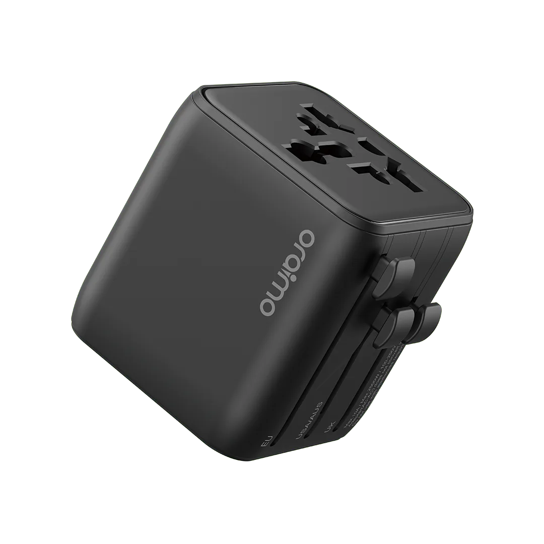 oraimo PowerOmni 251 2500W Multi-Plug Travel Converter · Black