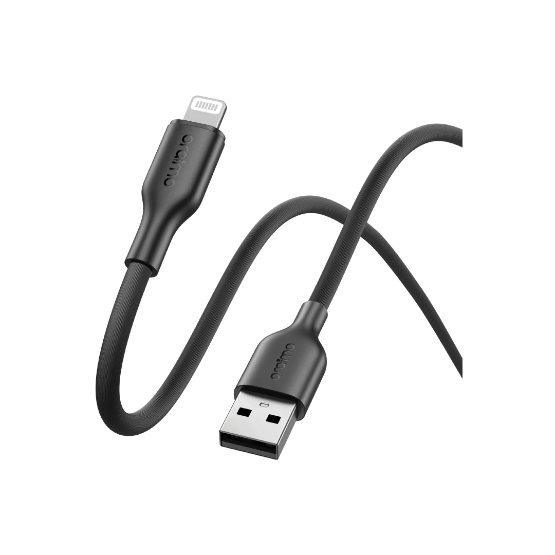 oraimo RobustLine 2A 1M Lightning · Black