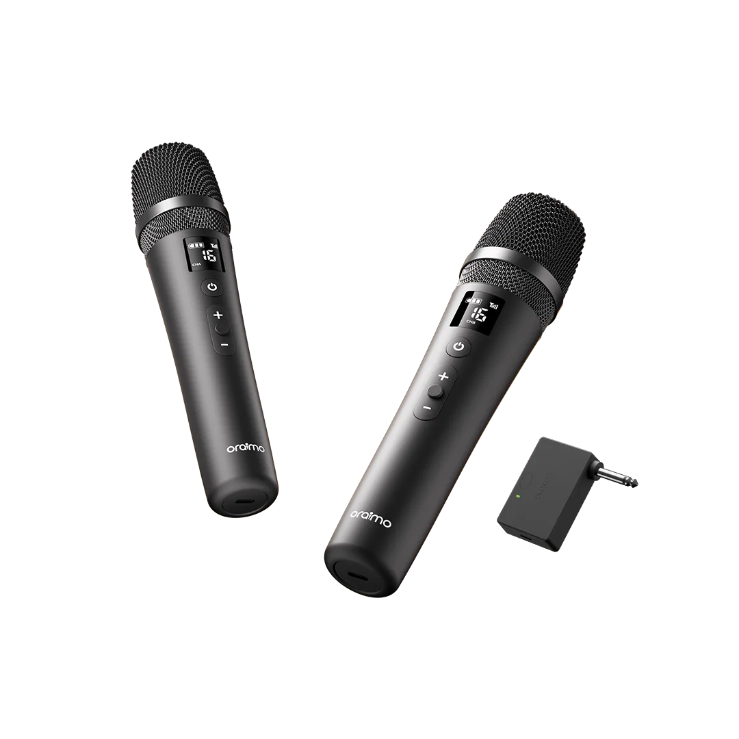 oraimo VoxMic OMH-692 Wireless Microphone Set · SpeedBlack