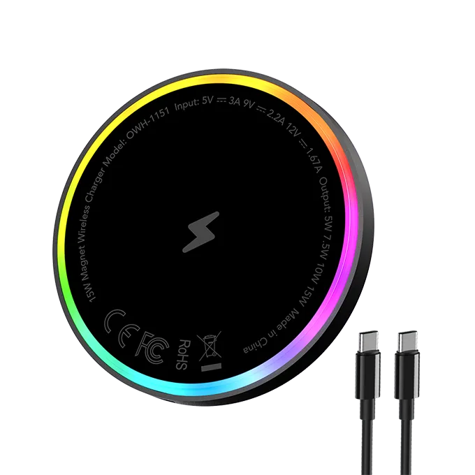 oraimo PowerDock 15W Wireless Charging Pad · Black