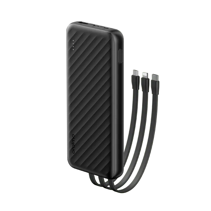 oraimo Slice Link 10000mAh 12W Power Bank · Black