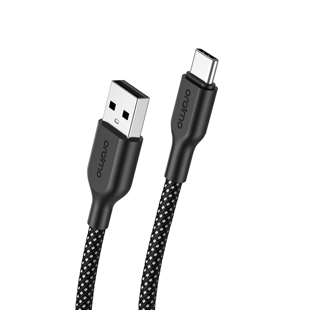 oraimo Braid OCD-152C 1m USB-A to Type-C cable · Black