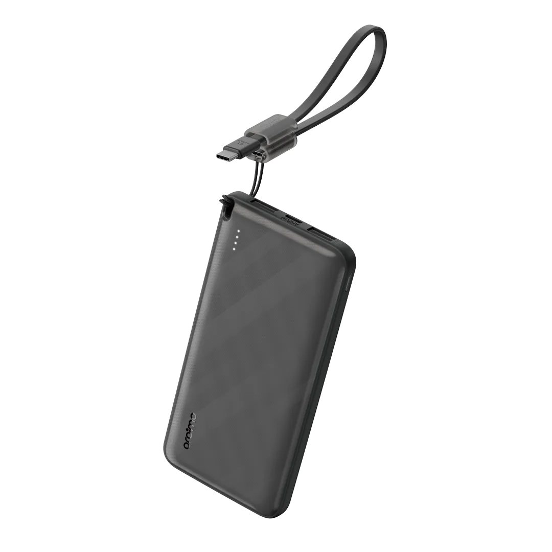 oraimo PowerFlow L1 10000mAh Power Bank · GRAPHITEBLACK
