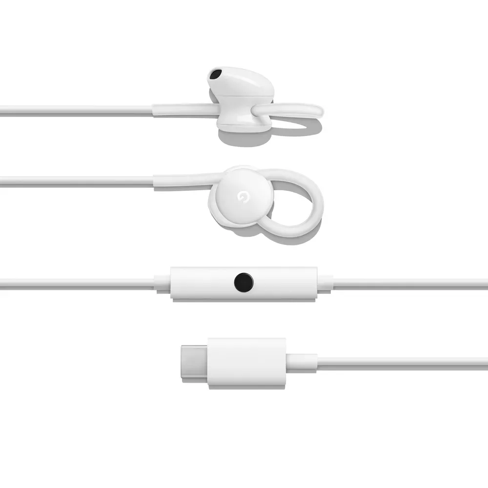 Google Pixel USB-C Digital Earbuds · White