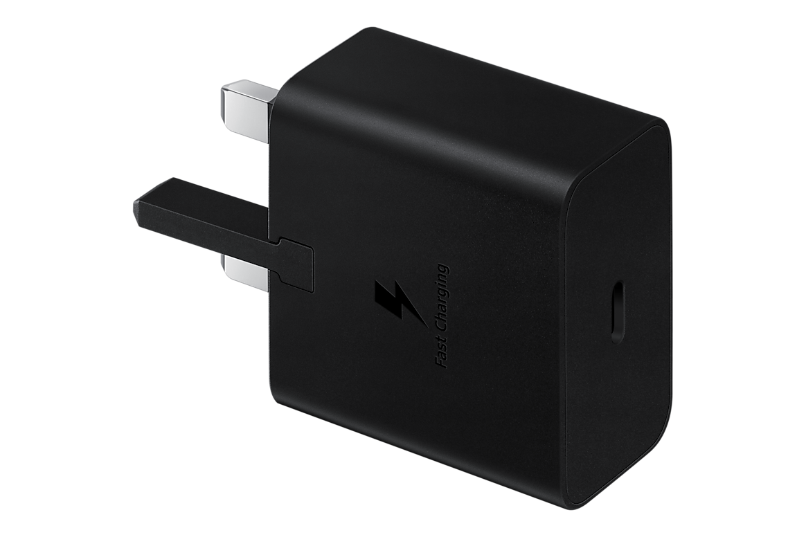 Samsung 15W USB-C Power Adapter (Type G) · Black