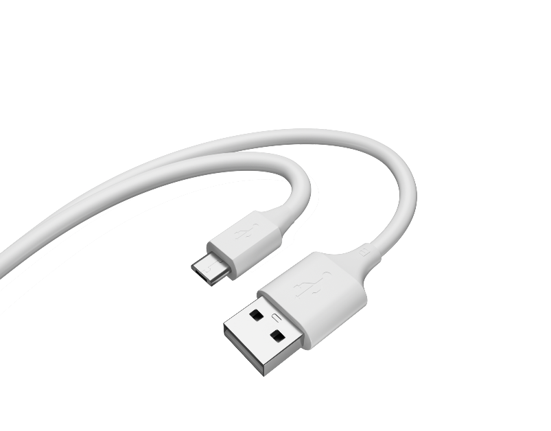 TECNO TCD-M13 USB-A to Micro-USB Cable · White